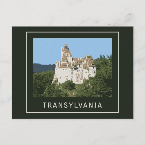 Transylvania Bran Castle Postcard