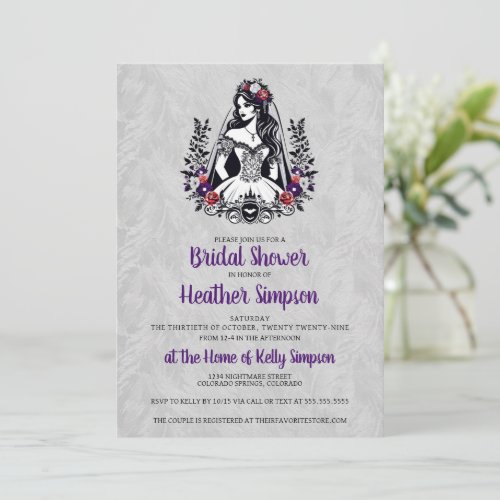 Transylvania Bride Bridal Shower Invitation