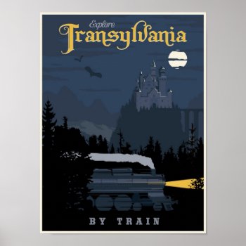 Transylvania By Train Travel Poster by stevethomas at Zazzle