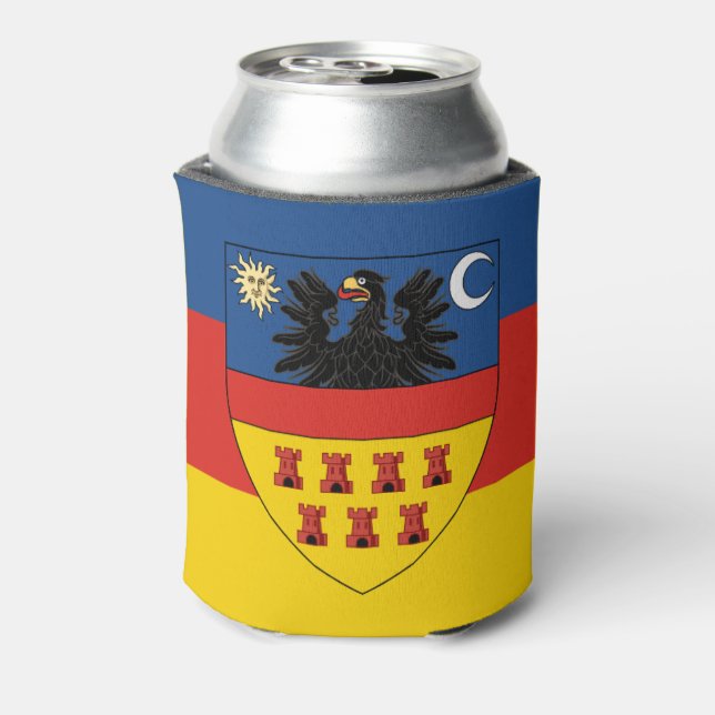 Transylvania flag can cooler (Can Back)
