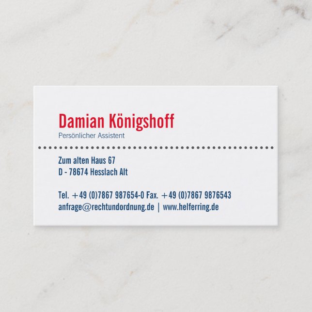 Transylvania inspired business card (Front)