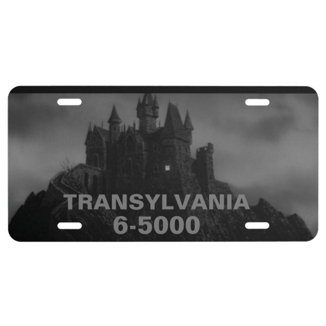 TRANSYLVANIA LICENSE PLATE (Front)