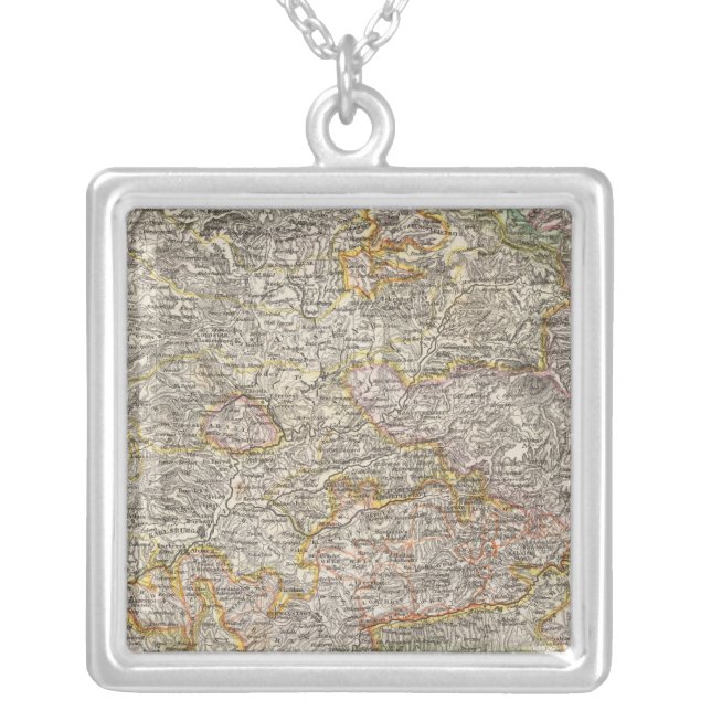 Transylvania, Romania Silver Plated Necklace (Front)