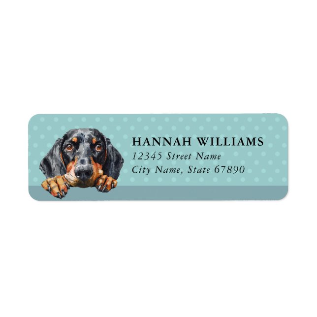 Transylvanian Hound Return Address Labels (Front)