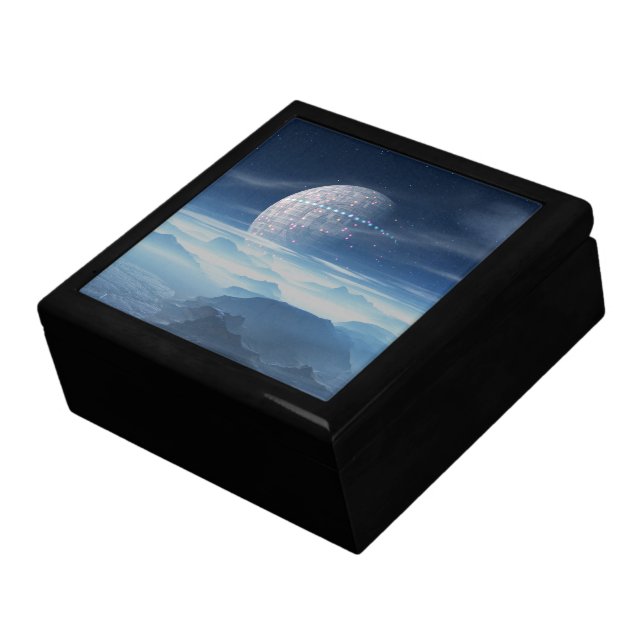 Tranus Alien Planet with Satellite Gift Box (Side)