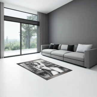 Tranya Of The Retro Age Of Pin Up Girl by Xzendor7 Rug