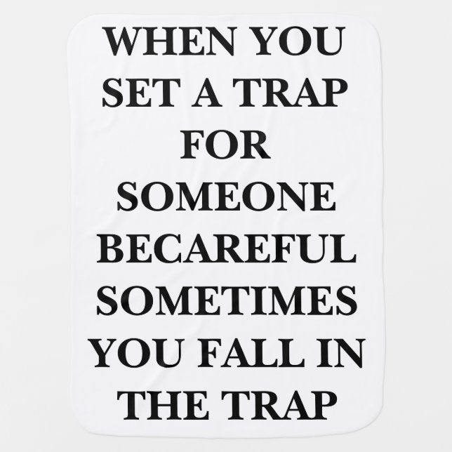 TRAP BABY BLANKET (Front)