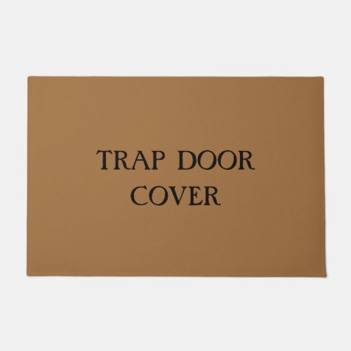 TRAP DOOR COVER funny introvert doormat