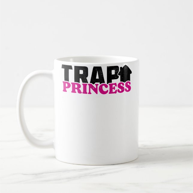 Trap House Princess Women Rave Edm Trap House Coffee Mug (Left)