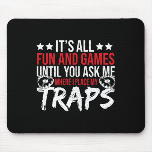Trap Hunter Stuff Tools Trapping Gear Coyote Trapp Mouse Pad