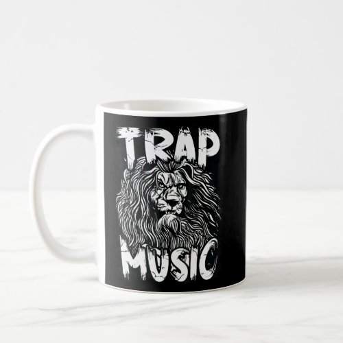 Trap Music Lion Graphic Rap Hip Hop Techno RB  Coffee Mug