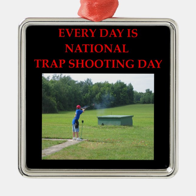 TRAP.png Metal Ornament (Front)