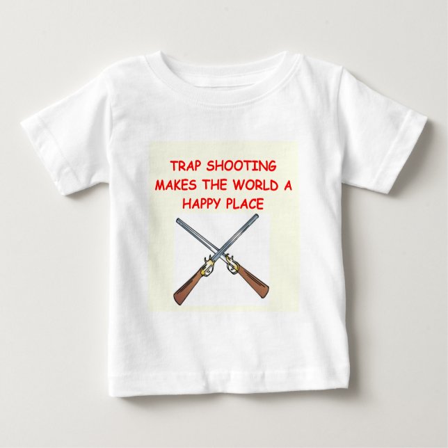 trap shooting baby T-Shirt (Front)