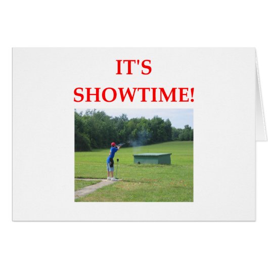 trap shooting cards (Front Horizontal)