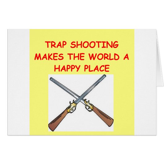 trap shooting cards (Front Horizontal)