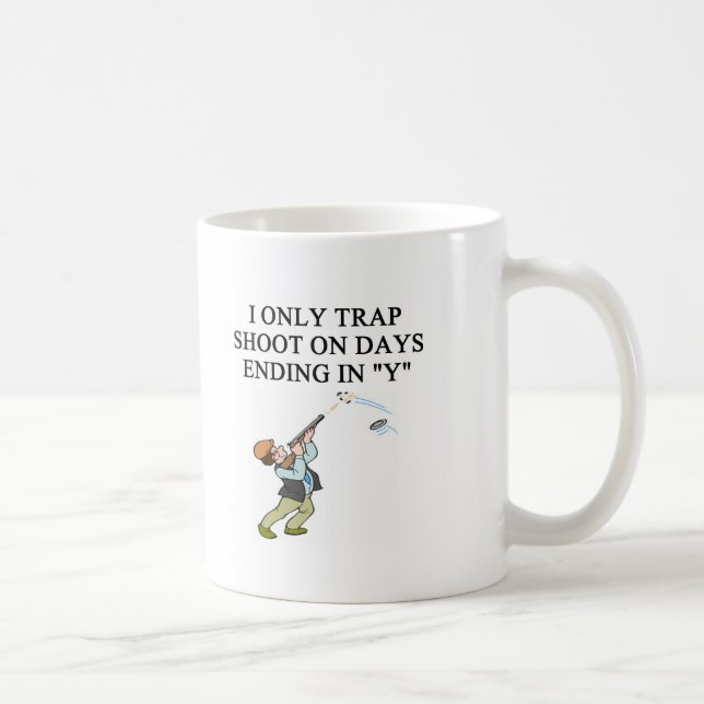 TRAP shooting joke Coffee Mug (Right)