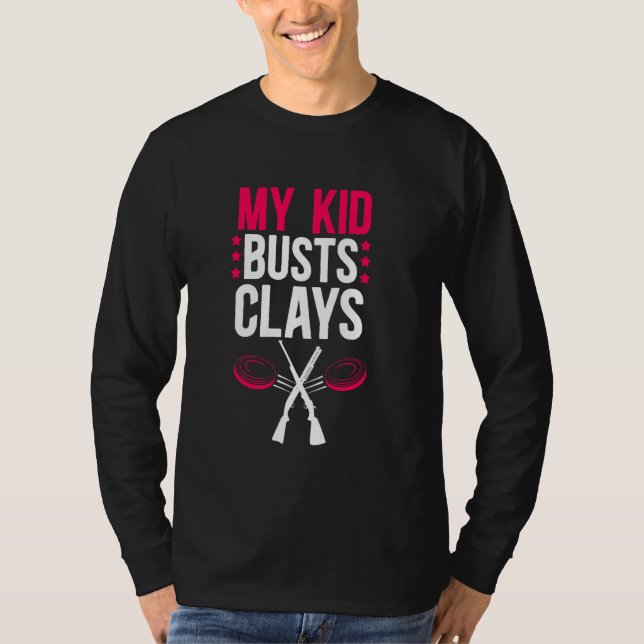 Trap Shooting Mom Funny Trap Shooting Mama T-Shirt (Front)