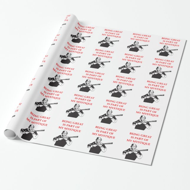 TRAP SHOOTING WRAPPING PAPER (Unrolled)
