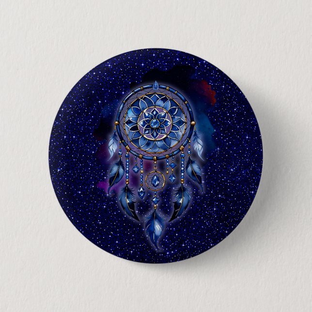 Trapasueños in a Starry Night Button (Front)