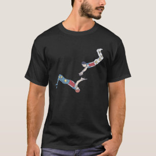 Trapeze Artist Aerial Jump Circus Performance T-Shirt