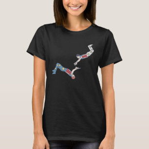 Trapeze Artist Aerial Jump Circus Performance T-Shirt