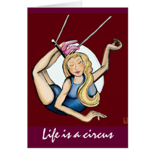Trapeze artist cards