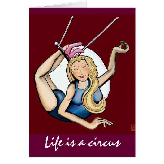 Trapeze artist cards (Front)