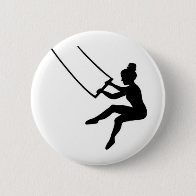 trapeze artist pinback button (Front)
