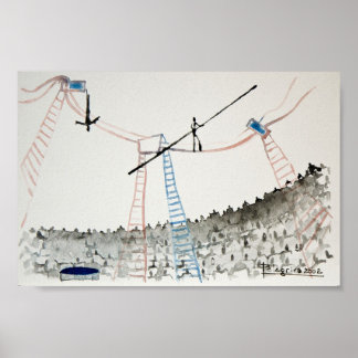 trapeze artist poster