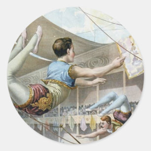 Trapeze Artists Classic Round Sticker