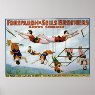 Trapeze Artists / Forepaugh & Selle Brothers Poster