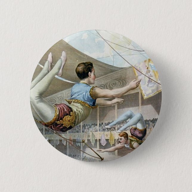 Trapeze Artists  Pinback Button (Front)