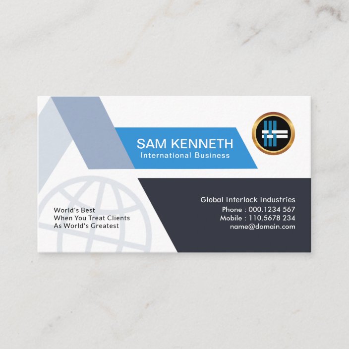 Trapezium Pathways Global Business Consultant Business Card Zazzle Com