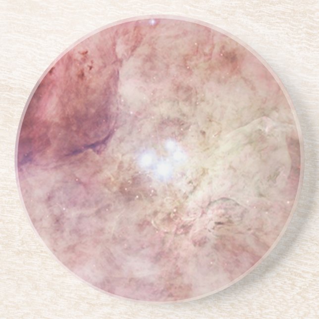 Trapezium Stars of the Orion Nebula Sandstone Coaster (Front)