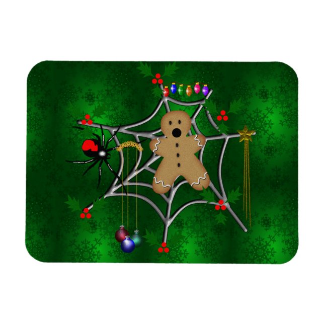Trapped Gingerbread Magnet (Horizontal)