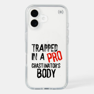 TRAPPED IN A PROCRASTINATORS BODY FUNNY PHONE CASE