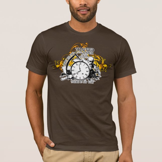 Trapped In The Amber Vector Art Design T-Shirt (Front)