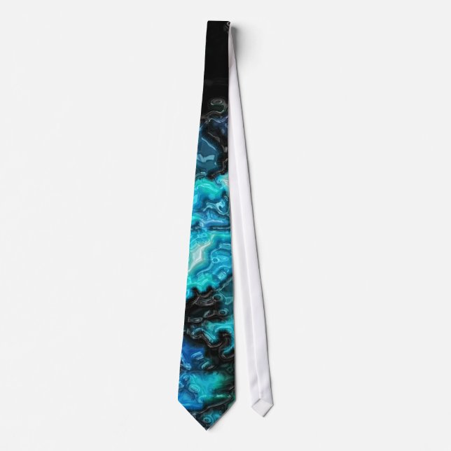 Trapped In Turquoise Neck Tie (Front)