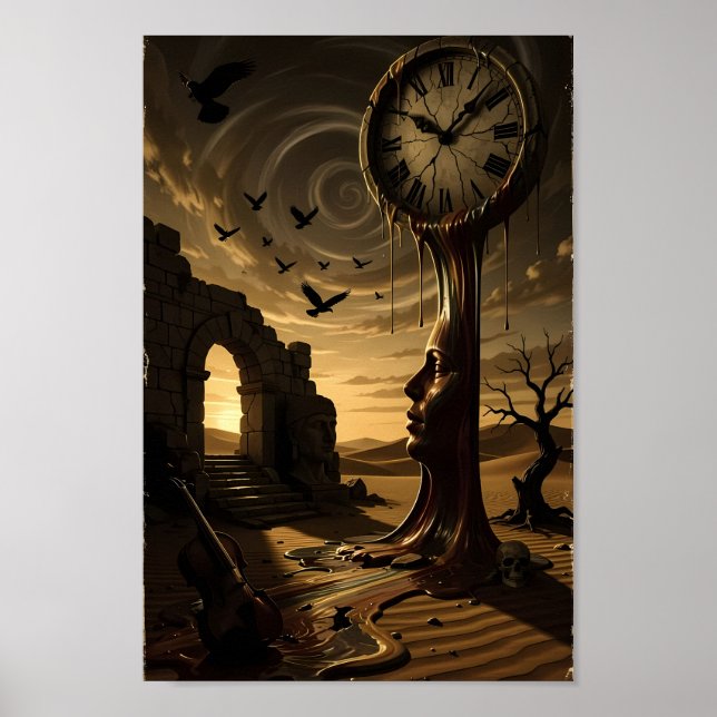 Trapped Timestopper Desert Dream Poster (Front)