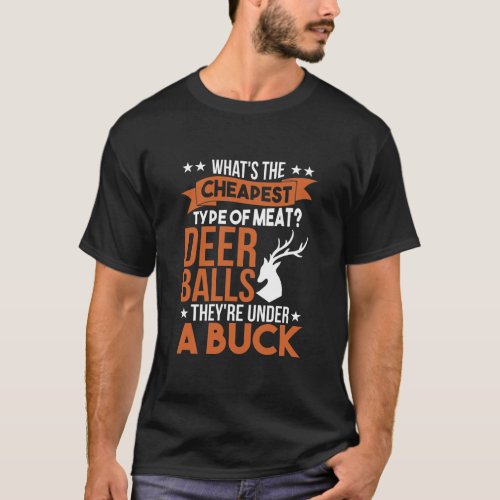 Trapper Hunting Shed Antler Shooting Hunter Deer T_Shirt