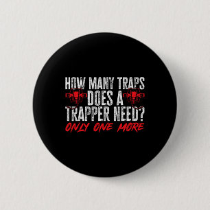 Trapping Trap Hunting Trapper 2 Button