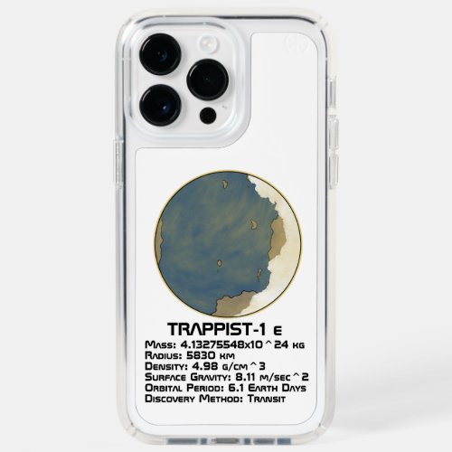 TRAPPIST_1 e Technical Data Speck iPhone 14 Pro Max Case