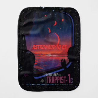 TRAPPIST-1 System Planet 1e - Future Astronaut Baby Burp Cloth