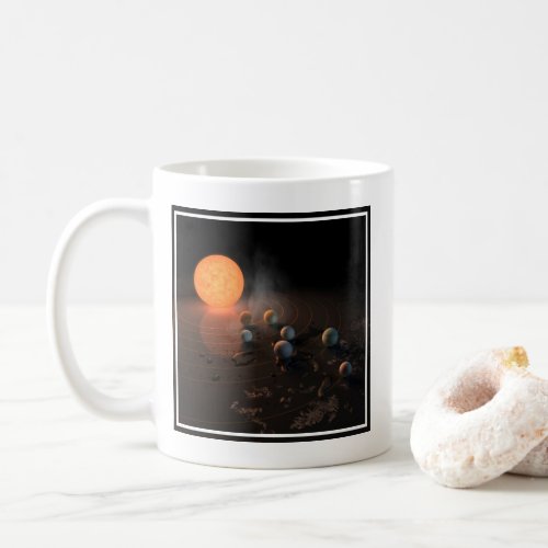 Trappist_1s Seven Planets In Orbit Around Star Coffee Mug