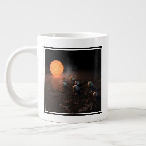 Trappist_1s Seven Planets In Orbit Around Star Giant Coffee Mug