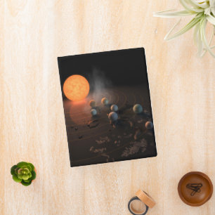 Trappist-1's Seven Planets In Orbit Around Star. Mini Binder
