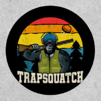 Trapsquatch Bigfoot Funny Clay Trap Shooting Men