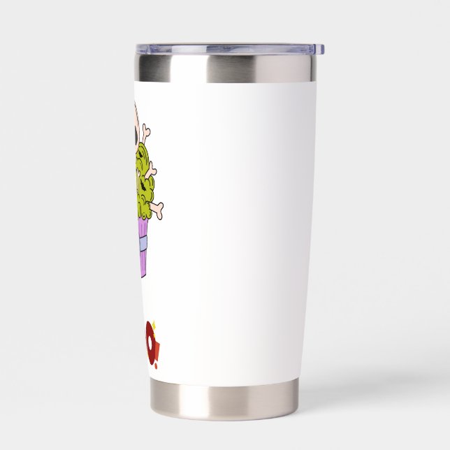Trash Bin' Men T-Shirt, Men Ghost Tee Shirts Insulated Tumbler (Left)