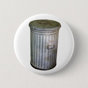 trash bin pinback button