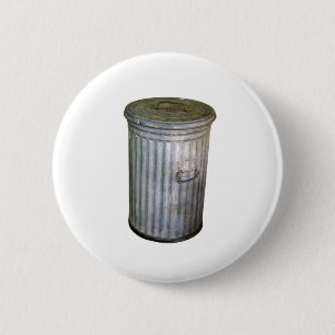 trash bin pinback button